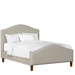 Burley upholstered bed in Silver fabric with Juno mattress - Thumbnail