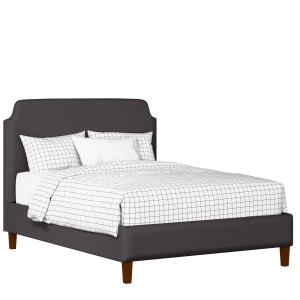 Charing Slim upholstered bed in iron fabric - Thumbnail