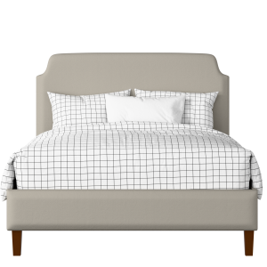 Charing Slim upholstered bed in Silver fabric - Thumbnail