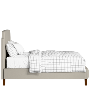 Charing Slim upholstered bed in Silver fabric with Juno mattress - Thumbnail