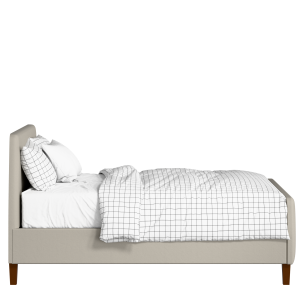 Hanwell upholstered bed in Silver fabric with Juno mattress - Thumbnail