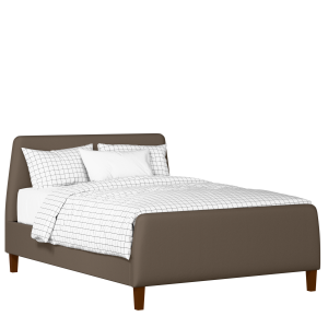 Hanwell upholstered bed in storm grey fabric - Thumbnail