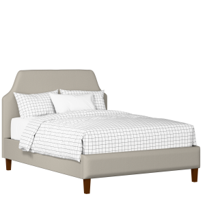 Henley upholstered bed in Silver fabric with Juno mattress - Thumbnail