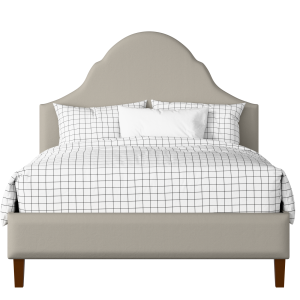 Irvine upholstered bed in Silver fabric - Thumbnail