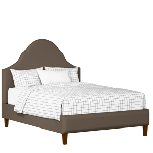 Irvine upholstered bed in storm grey fabric - Thumbnail