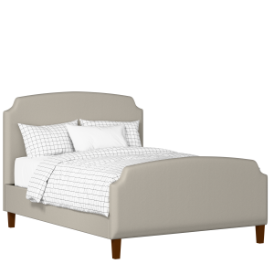 Poole upholstered bed in Silver fabric with Juno mattress - Thumbnail