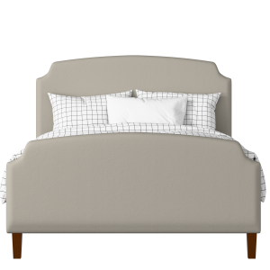 Poole upholstered bed in Silver fabric - Thumbnail