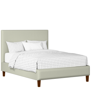 Porto Slim upholstered bed in mineral fabric - Thumbnail