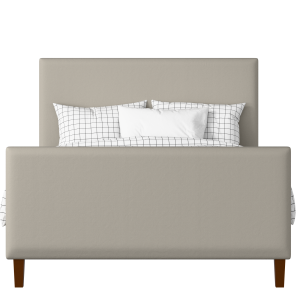 Porto upholstered bed in Silver fabric - Thumbnail