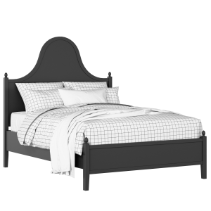 Bryce painted wood bed in black with Juno mattress - Thumbnail