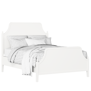 Ruskin houten bed in wit met matras - Thumbnail