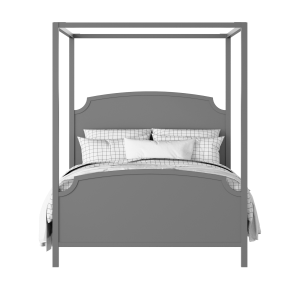 Shelley painted wood bed in grey with Juno mattress - Thumbnail