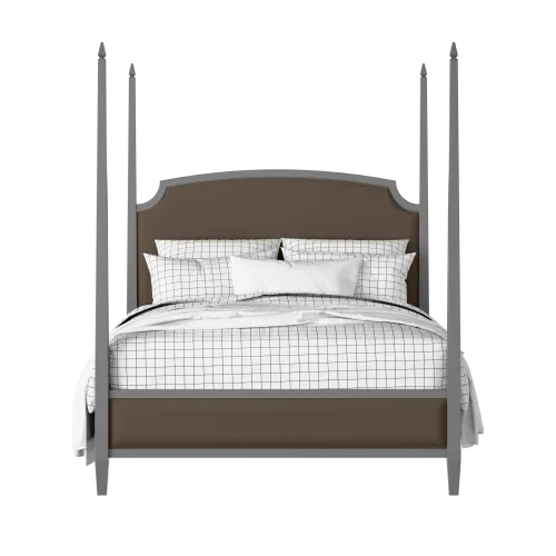 Austin Slim Upholstered painted wood bed with upholstery - Thumbnail