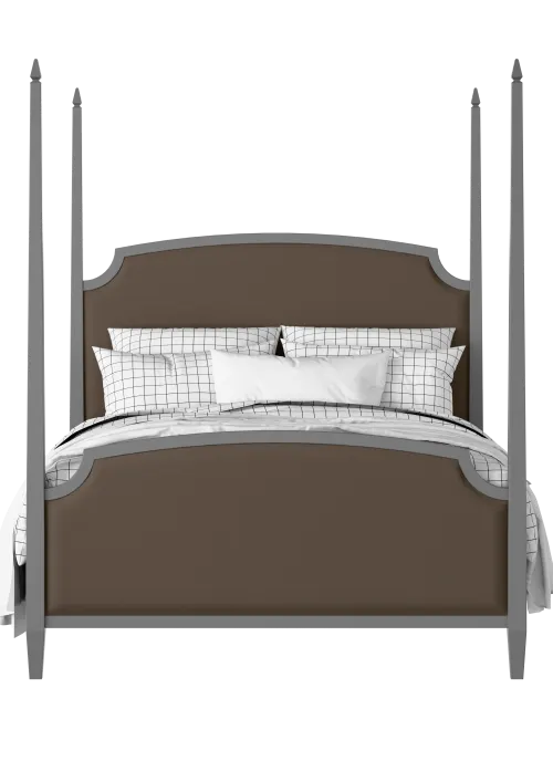 Austin Upholstered painted wood four poster bed with upholstery - Thumbnail