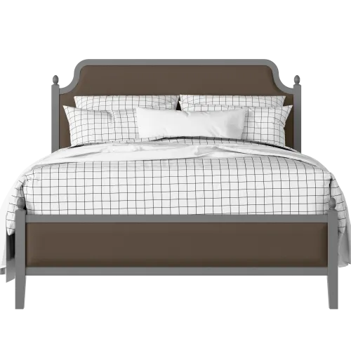 Bronte Slim Upholstered painted wood bed with upholstery - Thumbnail