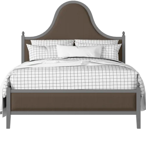 Bryce Upholstered painted wood bed with upholstery - Thumbnail