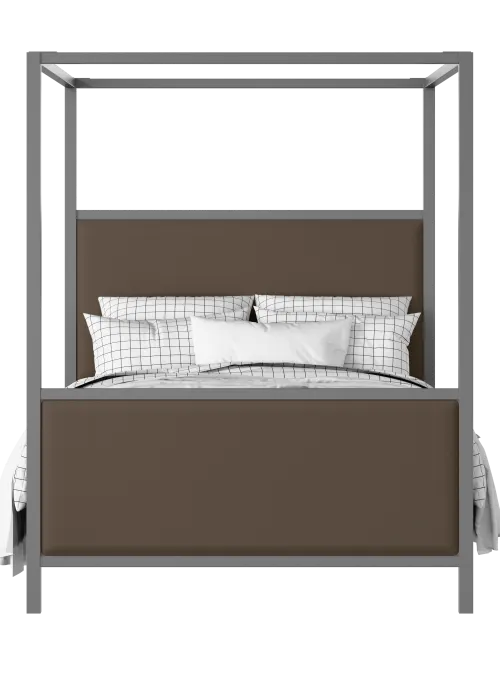 Byron Upholstered painted wood four poster bed with upholstery - Thumbnail