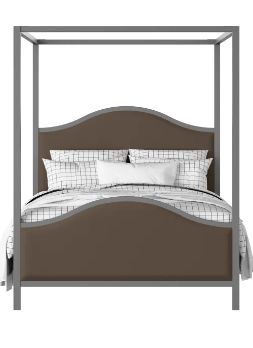 Coleridge Upholstered painted wood four poster bed with upholstery - Thumbnail