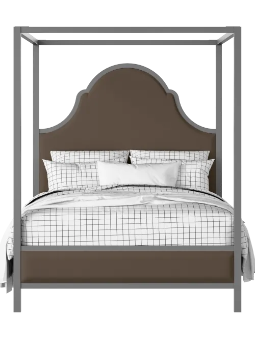 Joyce Upholstered painted wood four poster bed with upholstery - Thumbnail