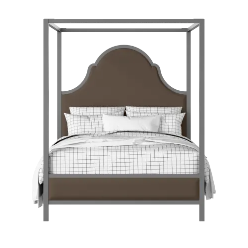 Joyce Upholstered painted wood bed with upholstery - Thumbnail