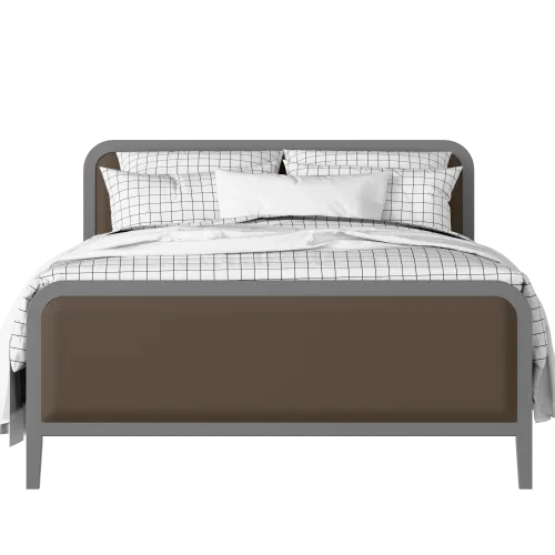 Keats Upholstered painted wood bed with upholstery - Thumbnail