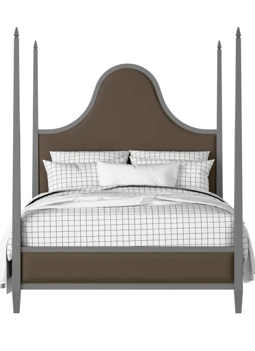 Kelly Upholstered painted wood four poster bed with upholstery - Thumbnail