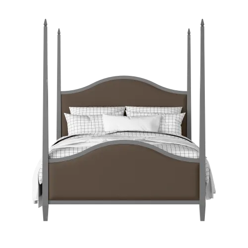 Larkin Upholstered painted wood bed with upholstery - Thumbnail