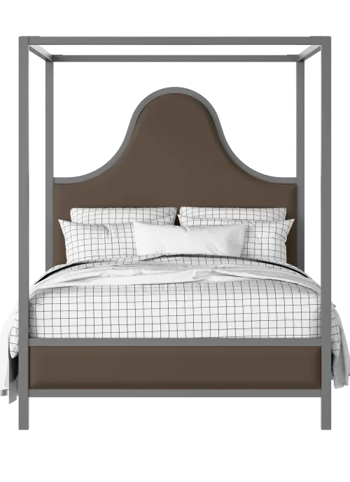 Rowe Upholstered painted wood four poster bed with upholstery - Thumbnail