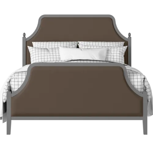 Ruskin Upholstered painted wood bed with upholstery - Thumbnail