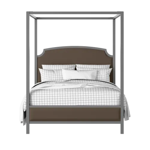 Shelley Slim Upholstered painted wood bed with upholstery - Thumbnail