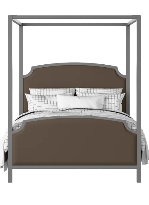 Shelley Upholstered painted wood four poster bed with upholstery - Thumbnail