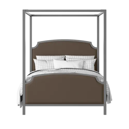 Shelley Upholstered painted wood bed with upholstery - Thumbnail
