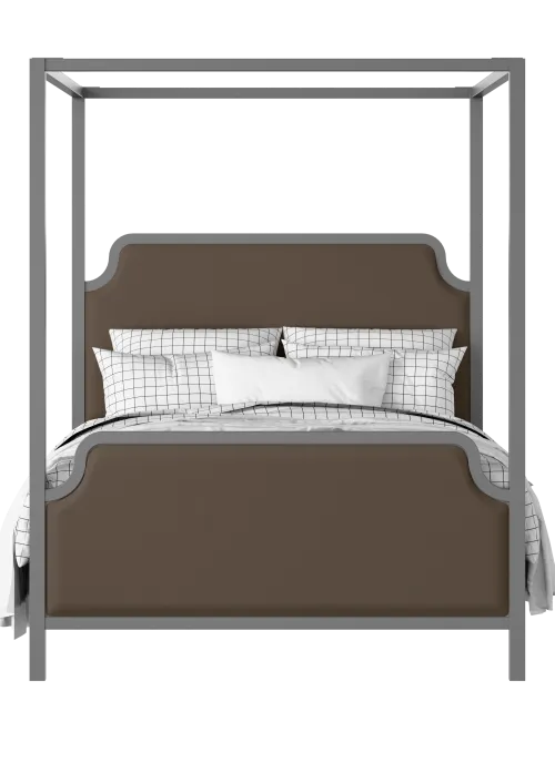 Tate Upholstered painted wood four poster bed with upholstery - Thumbnail