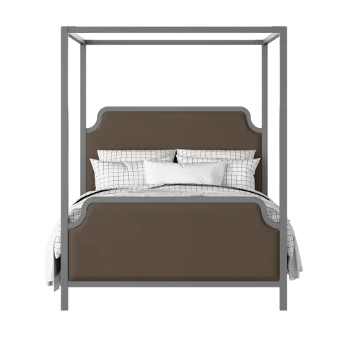 Tate Upholstered painted wood bed with upholstery - Thumbnail