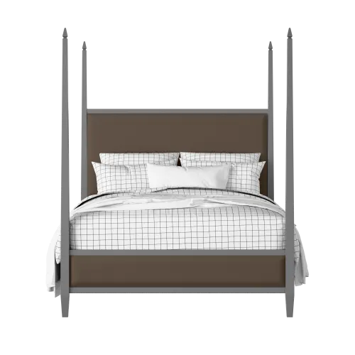 Warton Upholstered painted wood bed with upholstery - Thumbnail