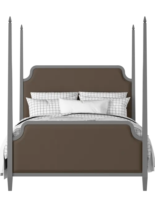 Wilde Upholstered painted wood four poster bed with upholstery - Thumbnail