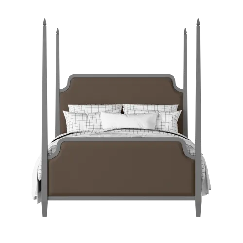 Wilde Upholstered painted wood bed with upholstery - Thumbnail
