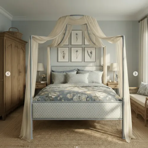 Waterloo Slim bed in set - Thumbnail