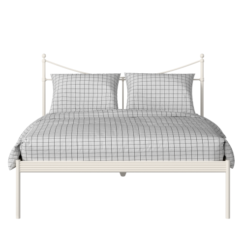 Camden iron/metal bed in ivory - Thumbnail