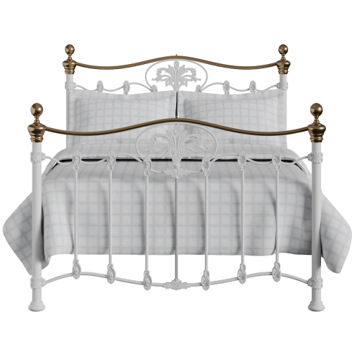 Camolin iron/metal bed in white - Thumbnail