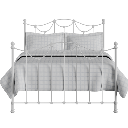 Carie iron/metal bed in white - Thumbnail