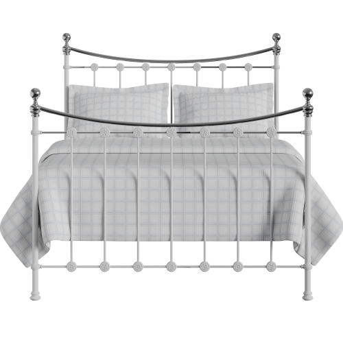 Carrick Chromo iron/metal bed in white - Thumbnail