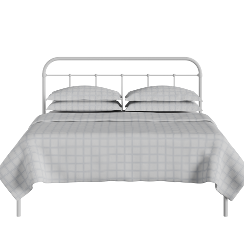 Hampton iron/metal bed in white - Thumbnail