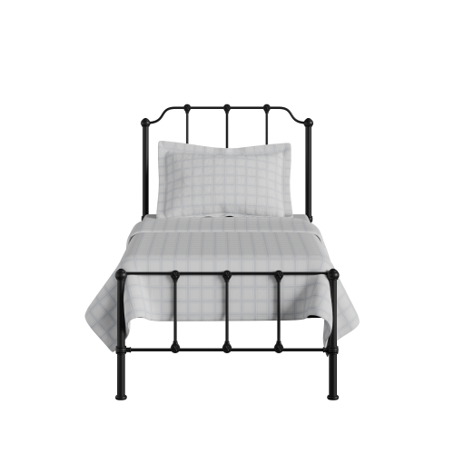 Julia iron/metal single bed in black - Thumbnail