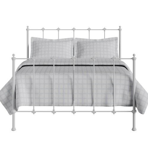 Paris iron/metal bed in white - Thumbnail