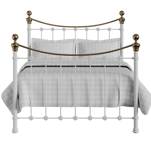 Selkirk iron/metal bed in white - Thumbnail