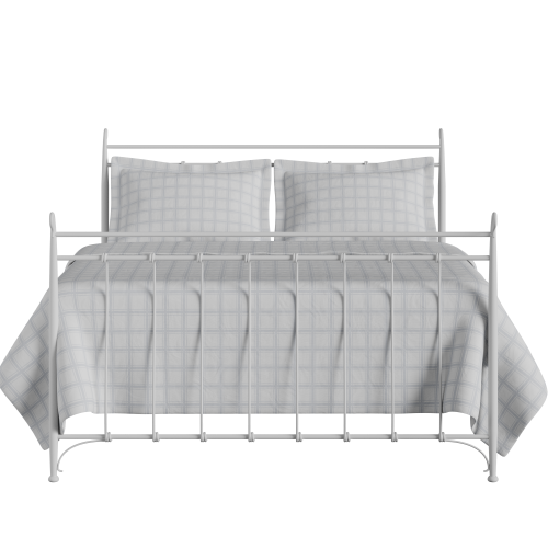Tiffany iron/metal bed in white - Thumbnail