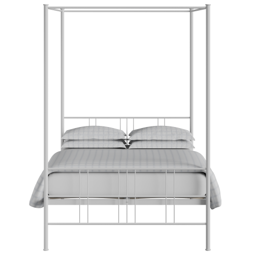 Toulon iron/metal bed in white - Thumbnail
