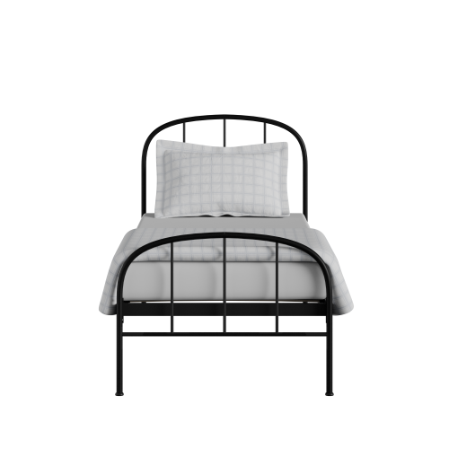 Waldo iron/metal single bed in black - Thumbnail