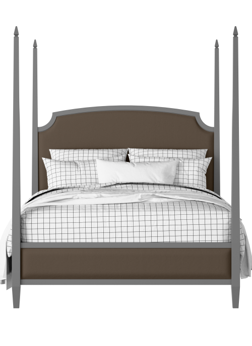 Austin Slim Upholstered painted wood bed with upholstery - Thumbnail